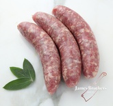House Made Traditional Italian Pork and Fennel Sausages (Price per 250g, Approx 8 per Kg)