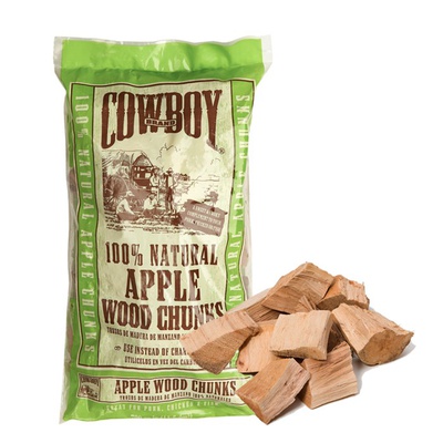 Cowboy 100% Natural Apple Wood Chunks (3.1kg Net)(inc gst)