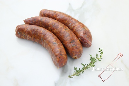 House Made Traditional Spanish Chorizo (Price per 250g, Approx 8 per Kg)